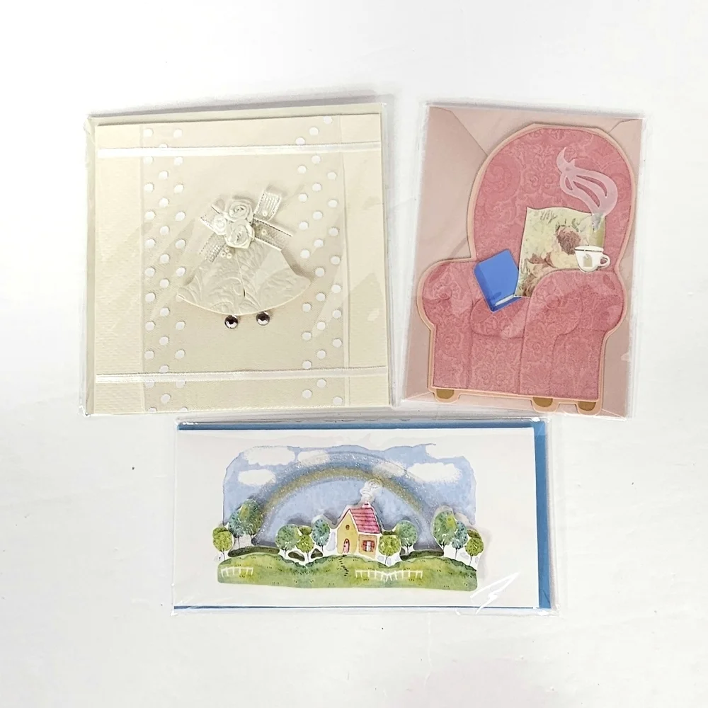 Assorted Greeting Cards Set - Multicolor